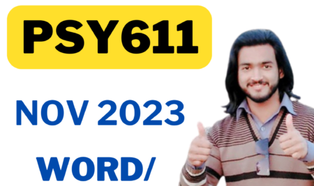 Psy611 Assignment 1 solution spring 2023